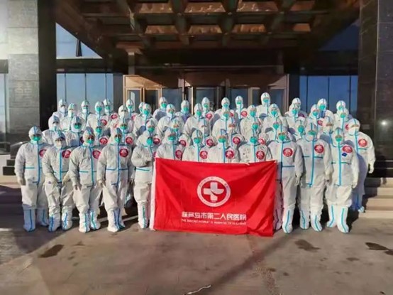 戰(zhàn)疫一線|6萬人次，市二院核酸采樣醫(yī)療隊支援綏中的第24天！(圖12)